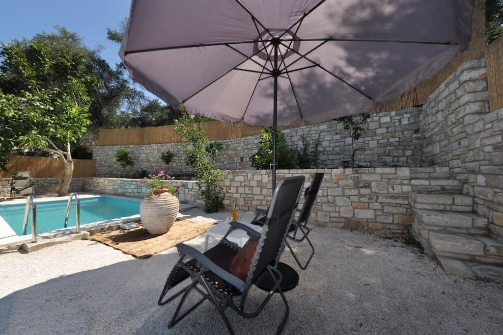 Villa Paxos Adamantia With Private Pool Gáios Exterior foto
