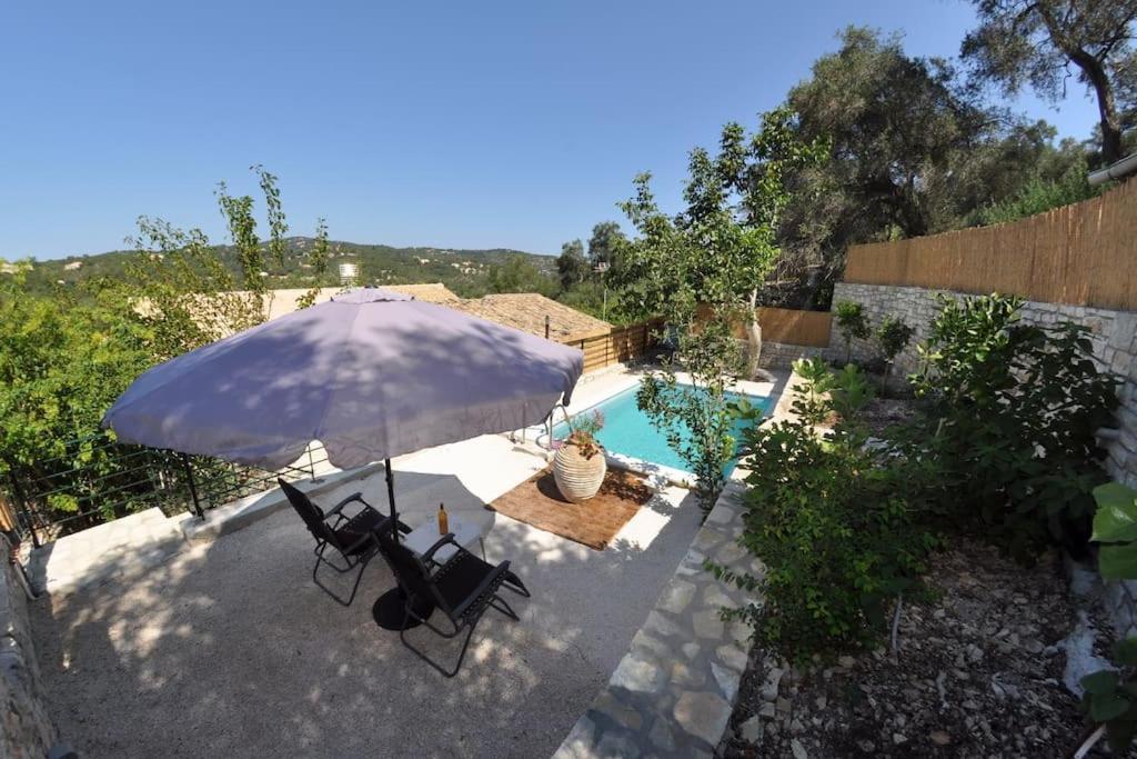 Villa Paxos Adamantia With Private Pool Gáios Exterior foto